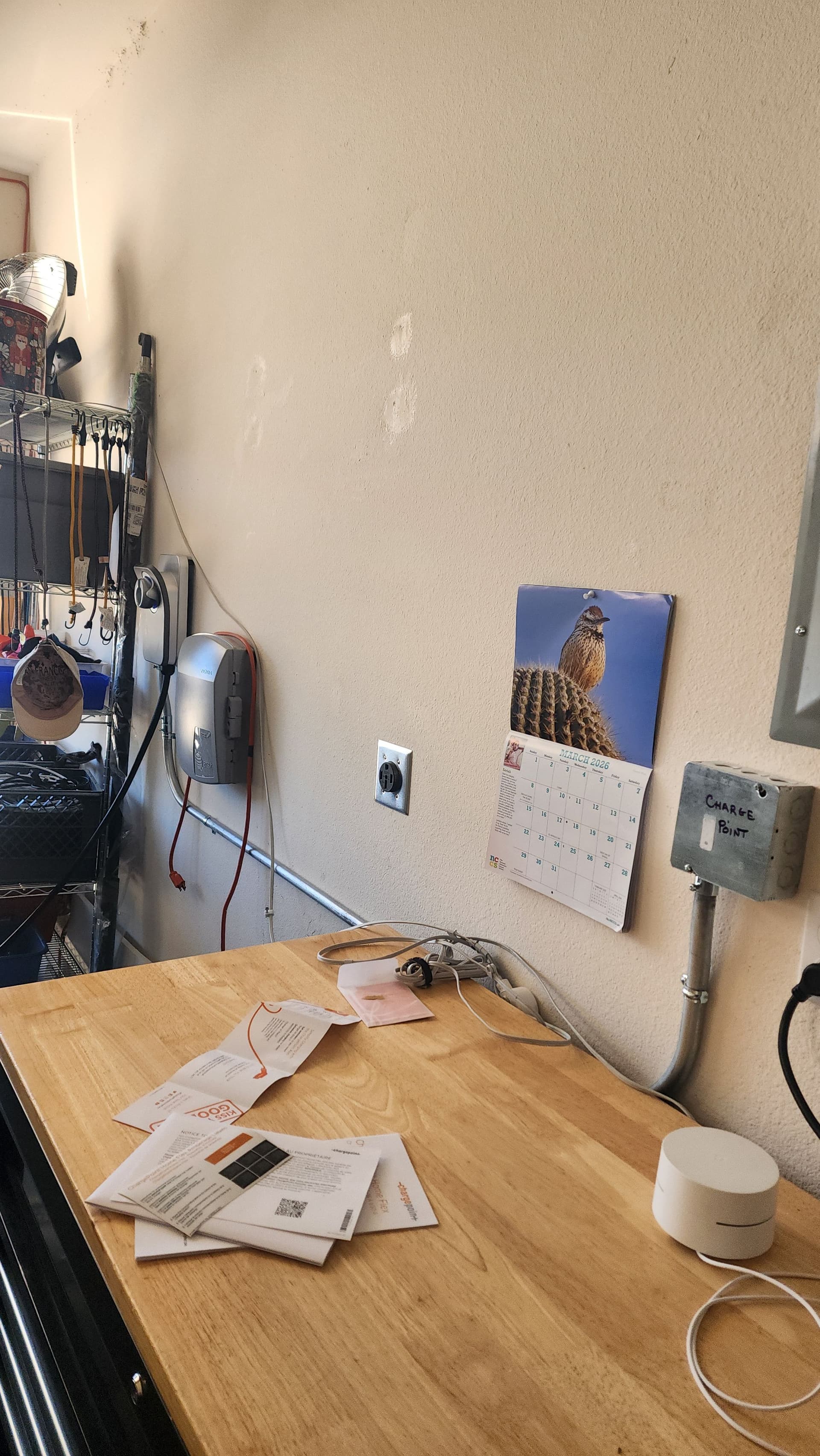 Gallery photos for EV Charger Installation from Garage Subpanel: Image #2