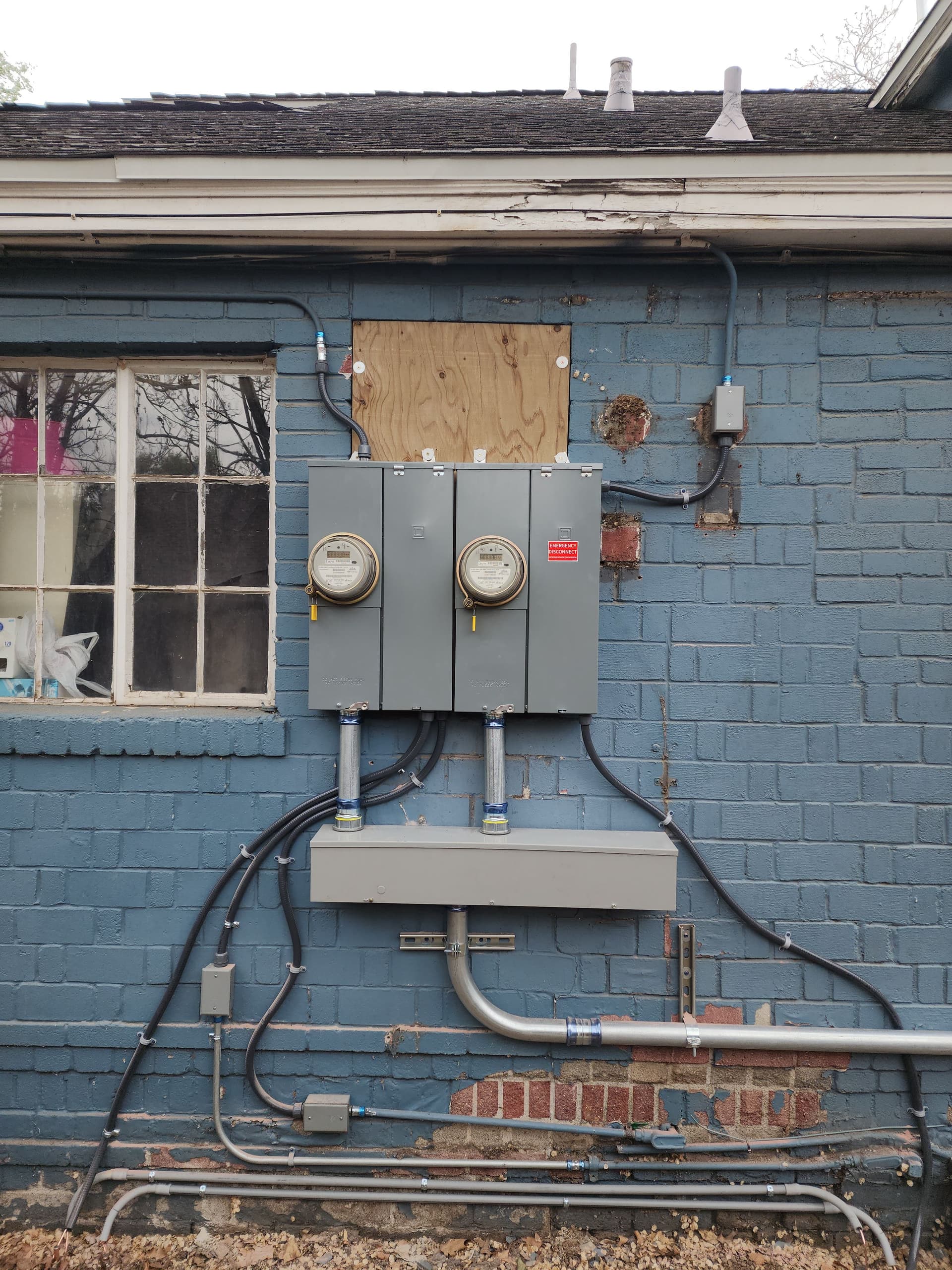 Gallery photos for Two Fuse Boxes Out, Two New Breaker Panels In: Image #1