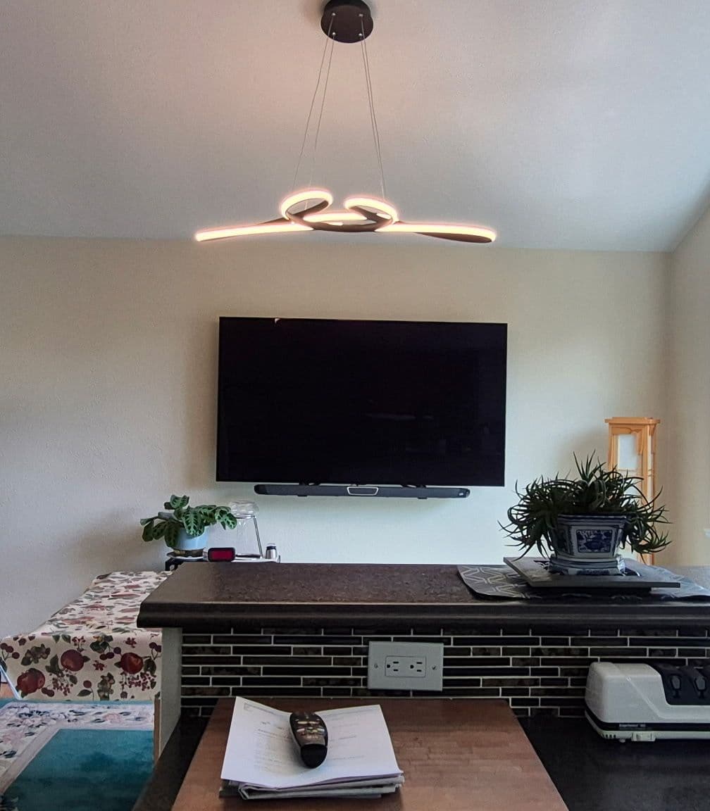 Project Modern Chandelier Install That Changes the Whole Room image