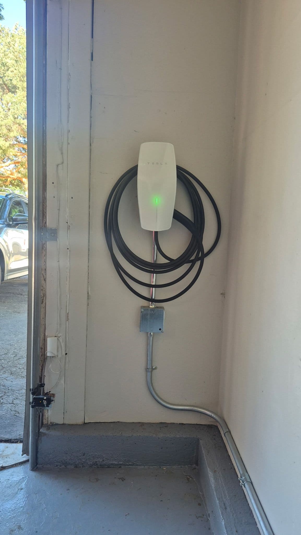 Project From 14-50 Outlet to Hardwired Tesla Wall Connector image