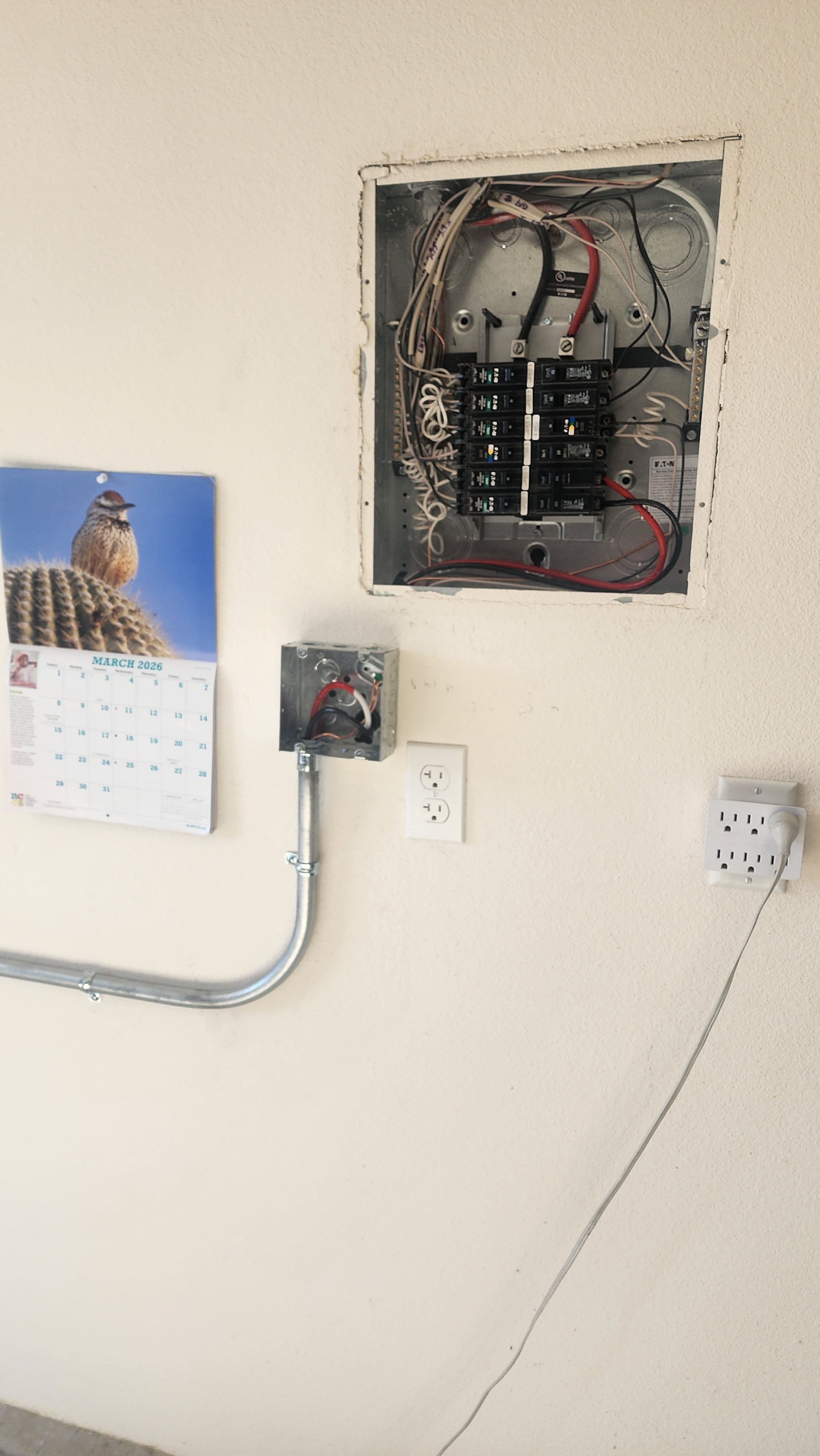 Project EV Charger Installation from Garage Subpanel image