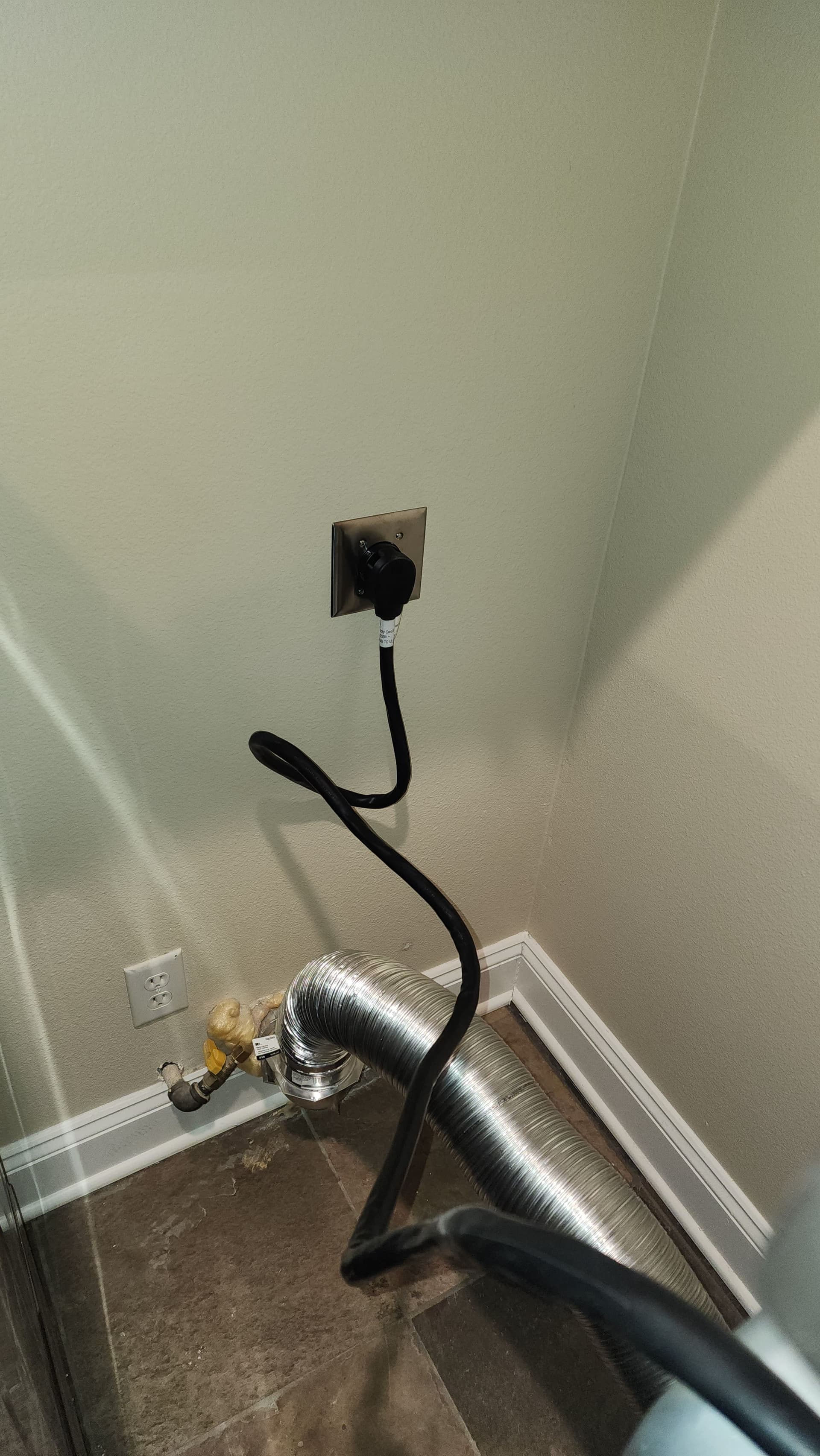 New 30 Amp Dryer Circuit Installed Through the Crawl Space image