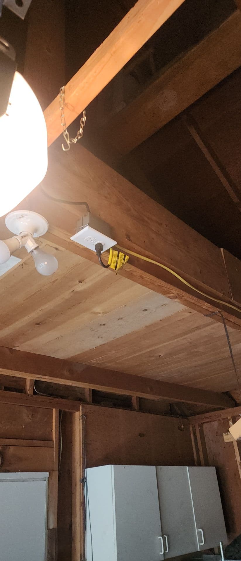 Project Garage Door Opener Receptacle Install Done the Right Way image