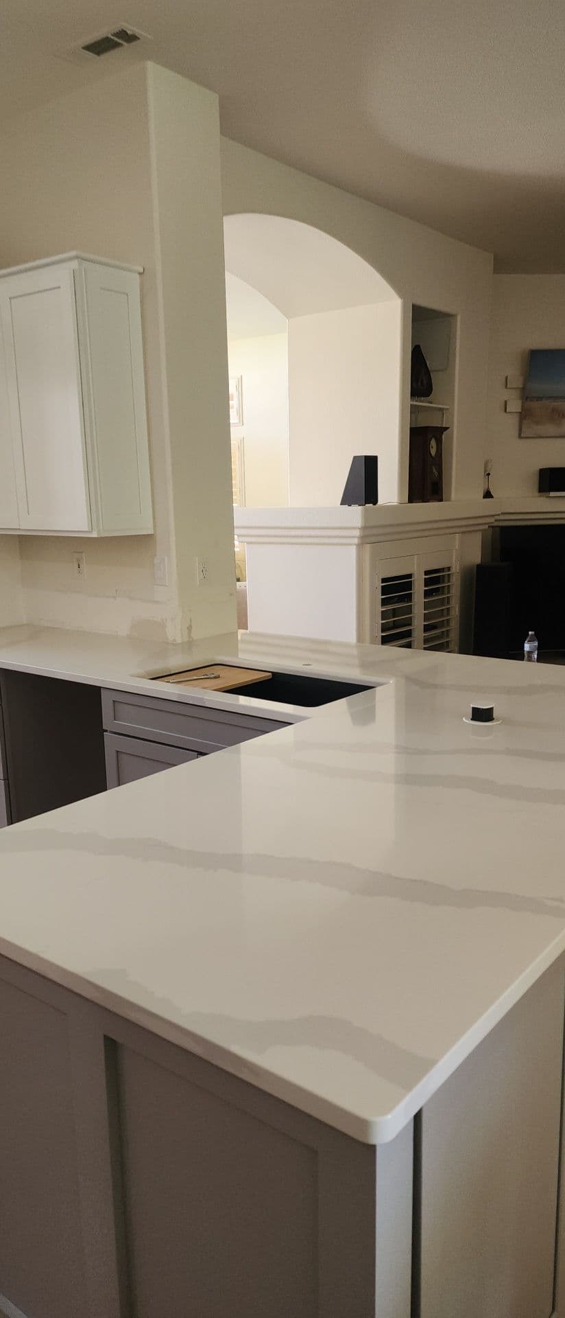 Gallery photos for Pop-Up GFCI Outlet Keeps This Kitchen Remodel Clean and Functional: Image #1
