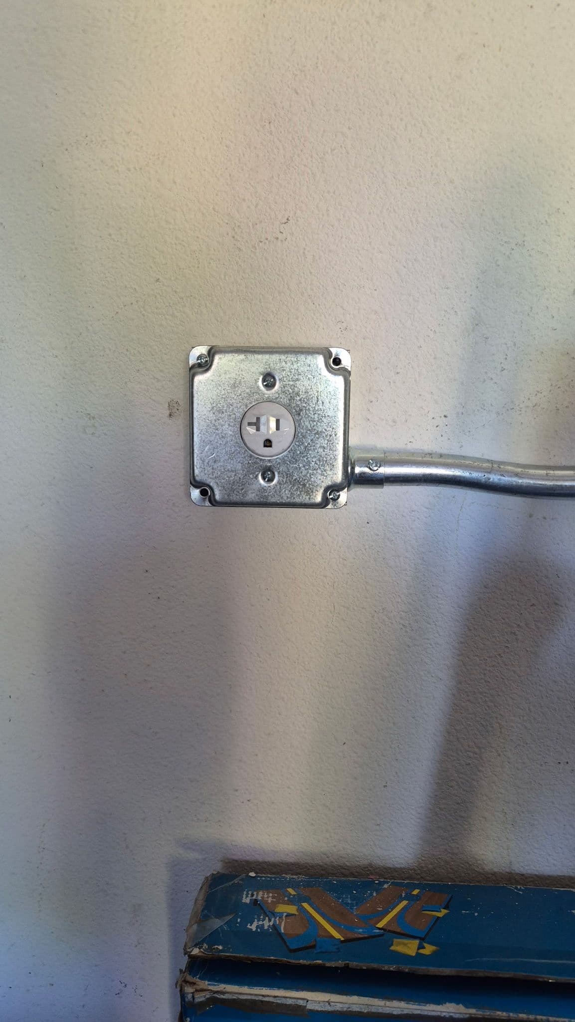 Project Dedicated Outlet Install for a Garage Refrigerator image
