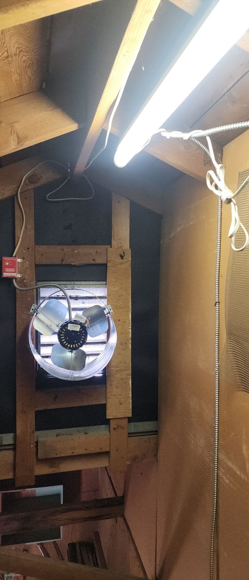 Gallery photos for Whole House Fan and Gable Fan Setup for Reno Homes: Image #1