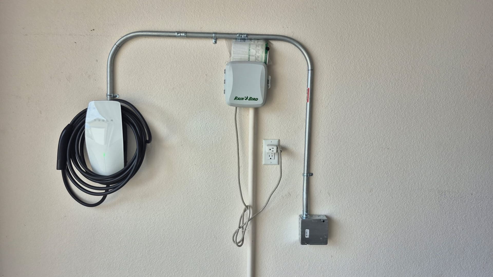 Tesla Wall Connector Installed for Easy Home EV Charging image