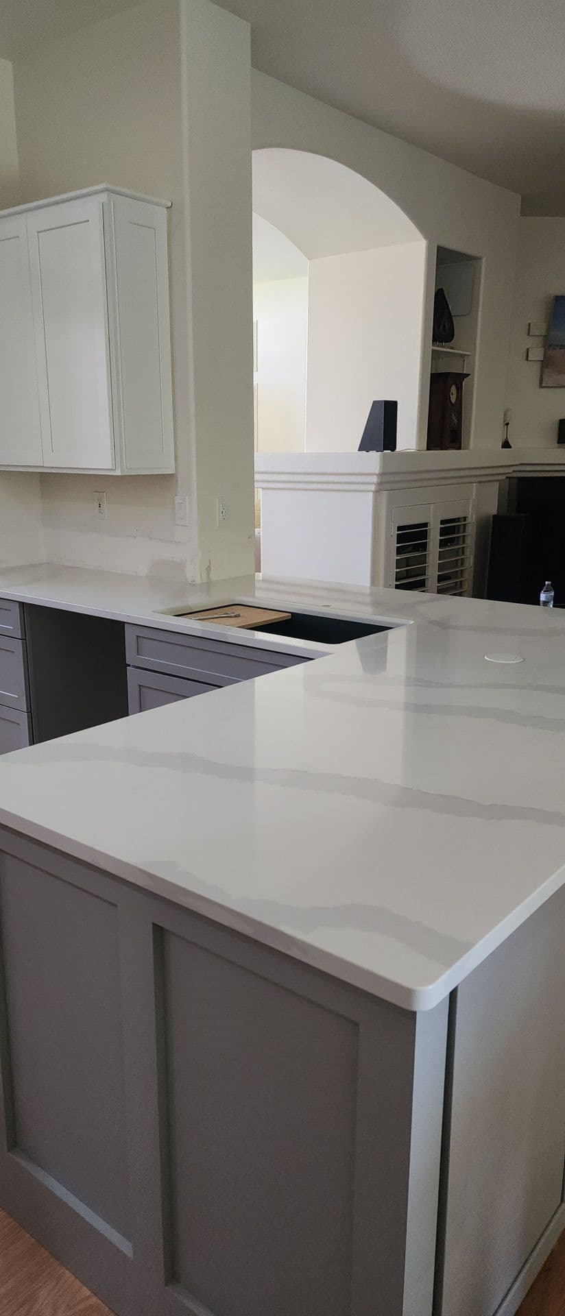 Gallery photos for Pop-Up GFCI Outlet Keeps This Kitchen Remodel Clean and Functional: Image #2