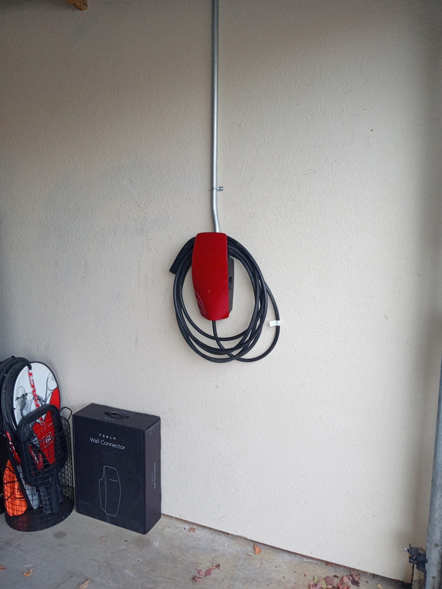 Project Introducing the New Red Tesla Wall Connector image