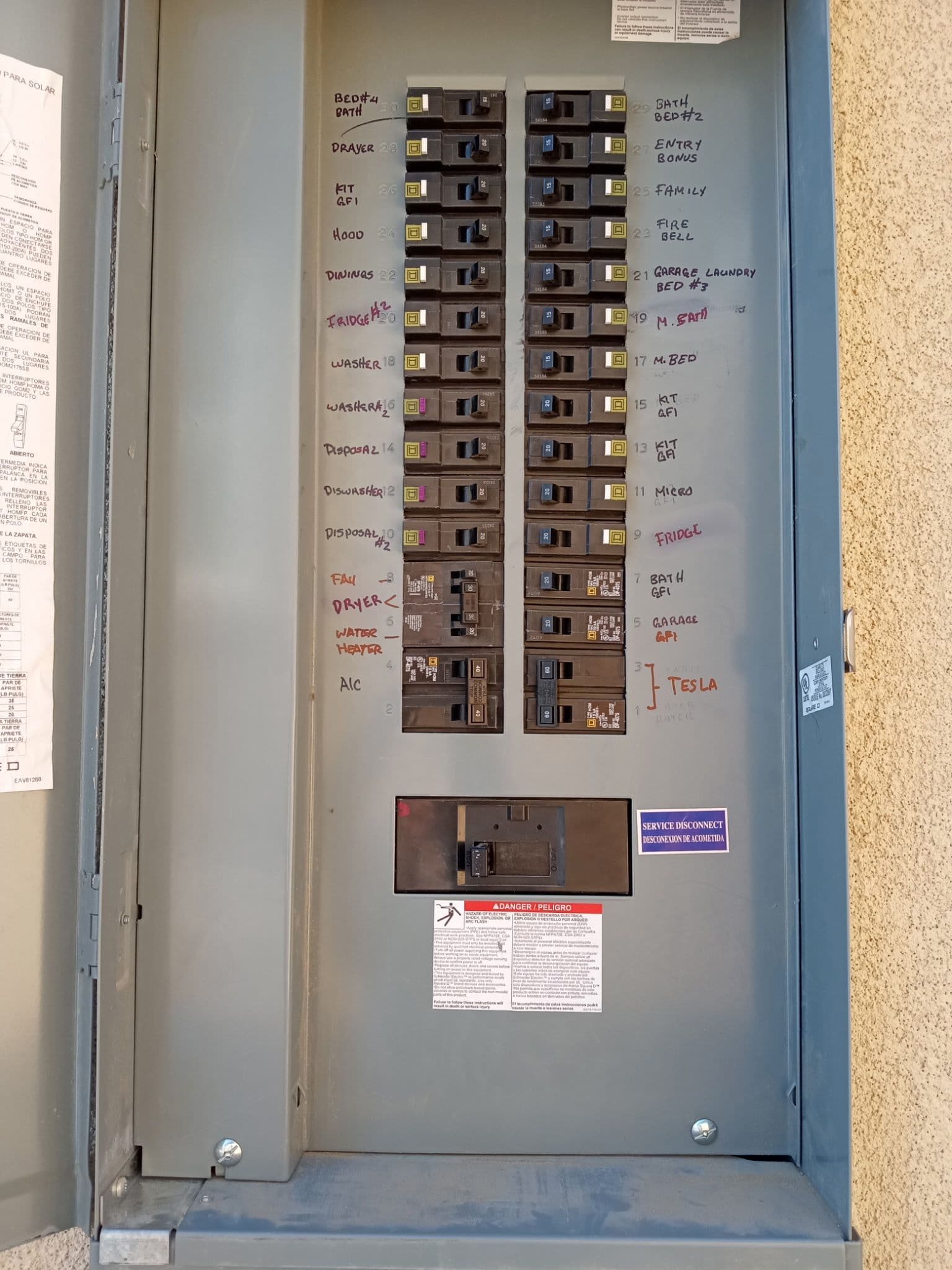 Gallery photos for Efficient Home Tesla Charger Installation Upgrade: Image #1