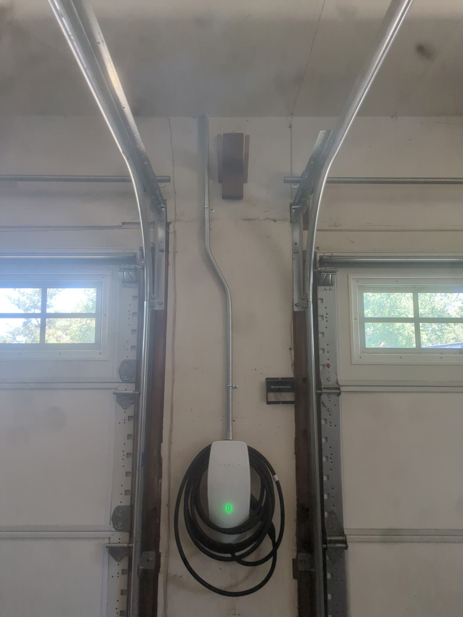 Gallery photos for Tesla Charger Installed for Convenient Garage Charging: Image #1