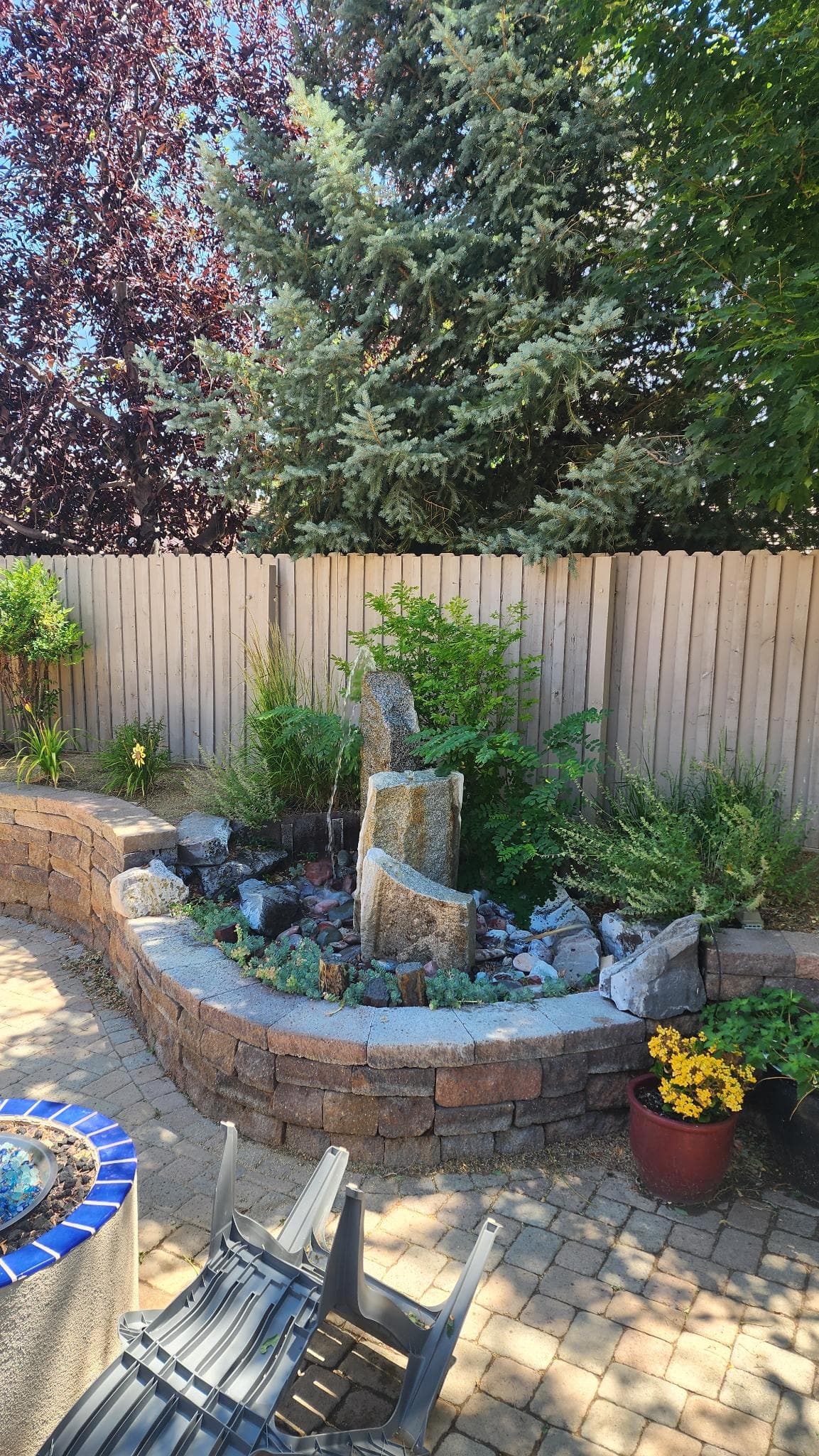 Gallery photos for Outdoor Electrical Repair Keeps Water Features Flowing: Image #1