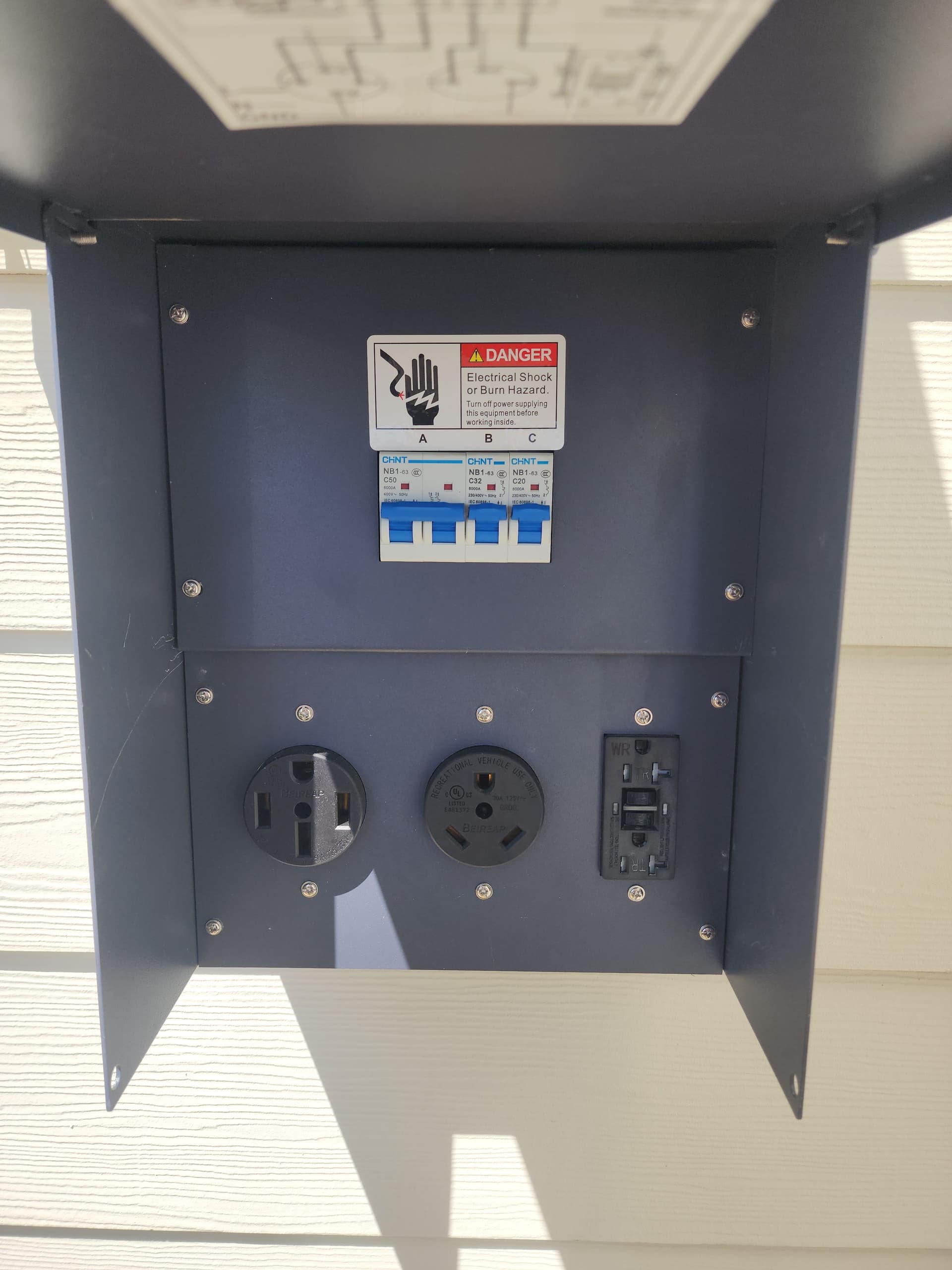 All-in-One RV Power Outlet Installation with 3 Hookup Options image